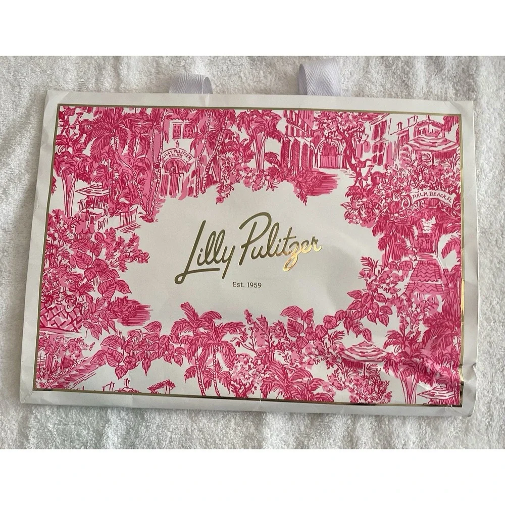 Huge Lot‎ 8 Lilly Pulitzer Rare SHOPPING Reusable GIFT BAG PINK Medium Large Box